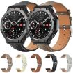 Amazfit T-Rex 3 22mm Black Shark Leather Watch Band Grey - 2