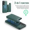 Samsung Galaxy S25+ 5G DG.MING MagSafe RFID Card Case (Green) - 4