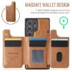 Samsung Galaxy S25 Ultra 5G DG.MING MagSafe RFID Card Case Brown - 3