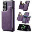 Samsung Galaxy S25 Edge 5G DG.MING MagSafe RFID Card Case Purple - 1