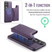 Samsung Galaxy S25 Edge 5G DG.MING MagSafe RFID Card Case Purple - 4