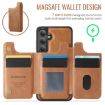 Samsung Galaxy S24+ 5G DG.MING MagSafe RFID Card Case (Brown) - 3
