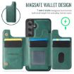 Samsung Galaxy S24+ 5G DG.MING MagSafe RFID Card Case (Green) - 3