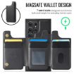 Samsung Galaxy S24 Ultra 5G DG.MING MagSafe RFID Card Phone Case Black - 3