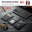 Samsung Galaxy S24 Ultra 5G DG.MING MagSafe RFID Card Phone Case Black - 5