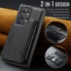 Samsung Galaxy S23 Ultra 5G DG.MING MagSafe RFID Card Phone Case Black - 2