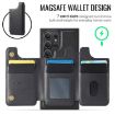 Samsung Galaxy S23 Ultra 5G DG.MING MagSafe RFID Card Phone Case Black - 3
