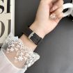 Garmin Fenix 8/7/6/5 Leather Watch Band 22mm 20mm Light Grey - 5