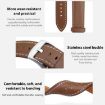 Samsung Galaxy Watch7/FE/6/5/4 20mm Leather Band - Creamy White - 3