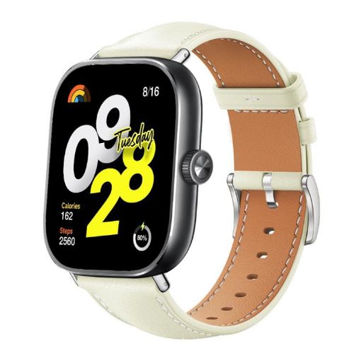 Xiaomi Smart Band 9 Pro/Redmi Watch 5 Leather Band 20mm Creamy White - 1