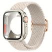 Apple Watch Series 10 46mm Nylon Band & 49mm Case - Starlight - 1
