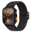 Apple Watch Series 10 42mm Nylon Band & TPU Case - Starlight Black - 1