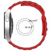 18mm I-Shaped Dual Color Silicone Watch Band - Blue Grey - 6