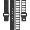 18mm I-Shaped Dual Color Silicone Watch Band - Blue Grey - 8