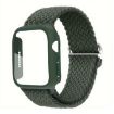 Apple Watch 44mm/45mm Nylon Band & Frosted Case - Army Green - 1