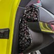 4pcs Gold Foil Carbon Fiber Stickers for Chevrolet Corvette C8 2020+ - 4