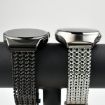 22mm Black Mesh Magnetic Stainless Steel Watch Band - 4