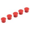 Lenovo IBM Mouse Cap 5pcs, Red, 0.4x0.5cm Diameter - 1