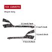 Chevrolet Corvette C8 Carbon Fiber Mirror Stickers 4pcs Set (Red) - 2