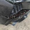 Gold Foil Carbon Fiber Rear Air Vent Stickers for Corvette C8 2020+ - 3