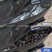 Gold Foil Carbon Fiber Rear Air Vent Stickers for Corvette C8 2020+ - 5