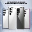 Samsung Galaxy S25 5G iPAKY Aurora Shockproof Transparent Black Case - 2
