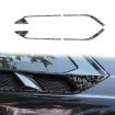 Chevrolet Corvette C8 2020+ Gold Foil Carbon Fiber Vents Stickers 4pcs - 1