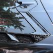 Chevrolet Corvette C8 2020+ Gold Foil Carbon Fiber Vents Stickers 4pcs - 3