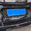 Red Forged Gold Foil Carbon Fiber License Plate Frame for Corvette C8 - 3