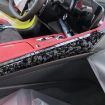 Gold Foil Carbon Fiber Console Stickers for Chevrolet Corvette C8 2020+ - 3