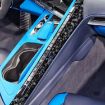 Gold Foil Carbon Fiber Console Stickers for Chevrolet Corvette C8 2020+ - 4