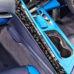 Gold Foil Carbon Fiber Console Stickers for Corvette C8 2020+, Red - 4