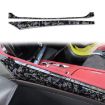 Gold Foil Carbon Fiber Console Stickers for Chevrolet Corvette C8 2020+ - 1