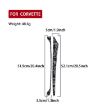 Gold Foil Carbon Fiber Console Stickers for Chevrolet Corvette C8 2020+ - 2