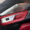 Gold Foil Carbon Fiber Car Door Stickers for Corvette C8 2020+, Blue - 3