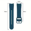 Samsung Galaxy Watch 7 40mm Grey Silicone Band with PC Case - 3