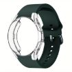 Samsung Galaxy Watch 4 Classic 42mm Dark Green Silicone Band + PC Case - 1