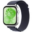 Huawei Watch Fit3/Fit4/Fit4 Pro Nylon Loop Sport Band - Black Grey - 1