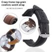 Suunto 9/9 Baro/D5/Core/7 24mm Grey Leather Watch Band Retro Style - 6