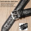 Suunto 9/9 Baro/D5/Core/7 Bamboo Texture Leather Watch Band 24mm Black - 4
