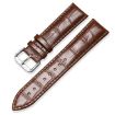 Suunto 9/9 Baro/D5/Core/7 Bamboo Texture Leather Watch Band 24mm Brown - 1