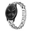 20mm Silver Diamond Metal Watch Band for Garmin Vivomove Sport/Vivoactive 5/3 - 1