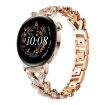 20mm Rose Gold Diamond Metal Band for Huawei Watch GT4/GT3/GT2 - 1