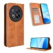 Meizu Note 16 Pro 5G Brown Leather Phone Case - Magnetic Buckle Retro - 1