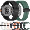 Samsung Galaxy Watch 8/8 Classic Magnetic Silicone Band Silver 70 Char - 4