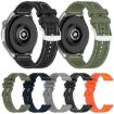 20mm xDfind Hybrid Nylon Braid Silicone Watch Band - Orange - 4