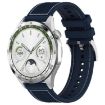 20mm Midnight Blue Hybrid Nylon Silicone Watch Band - 1