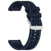 20mm Midnight Blue Hybrid Nylon Silicone Watch Band - 2