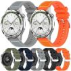 20mm Midnight Blue Hybrid Nylon Silicone Watch Band - 3