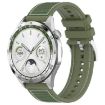 22mm Green xDfind Hybrid Nylon Braid Silicone Watch Band - 1